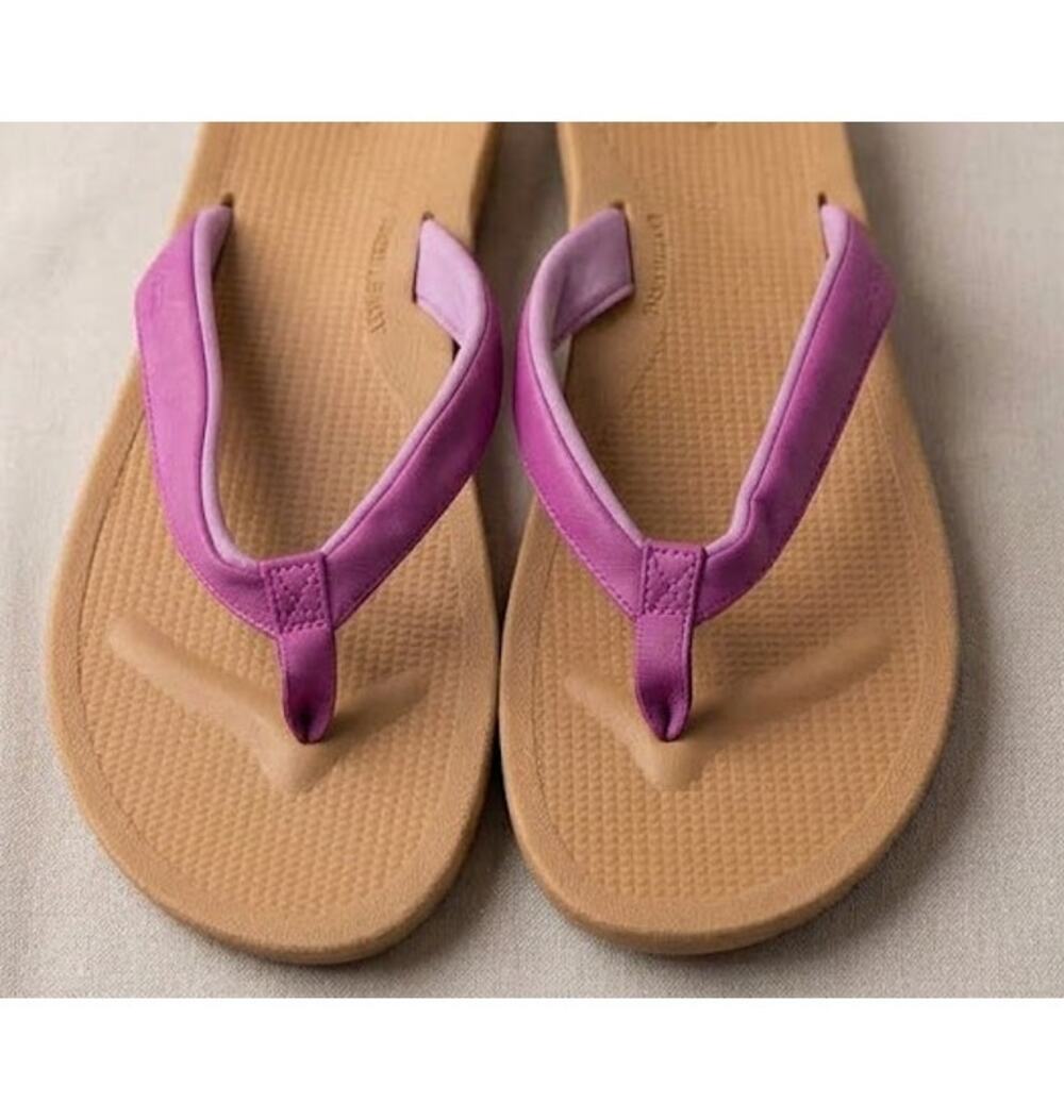 Sanuk Yoga Mat Flip Flops Sandals Purple Women's Size Women 10 Comfort